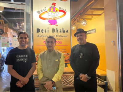 Sunil Gavaskar goes desi, finds a Dhaba in Melbourne