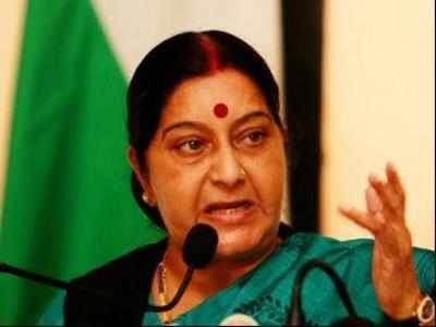 Sushma loses cool after man requests for wife's transfer
