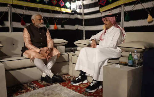 PM Modi tweets picture with Qatar counterpart on boosting bilateral ties