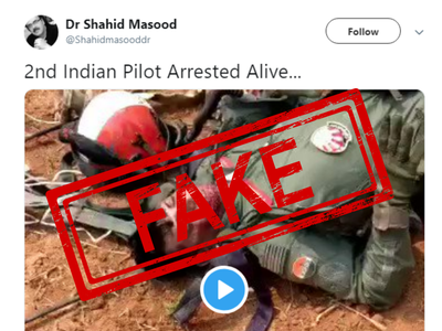 Fake News Buster: Tweet stating second IAF pilot arrested is false