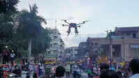 Indore: Drones used to enforce social distancing norms in busy markets 