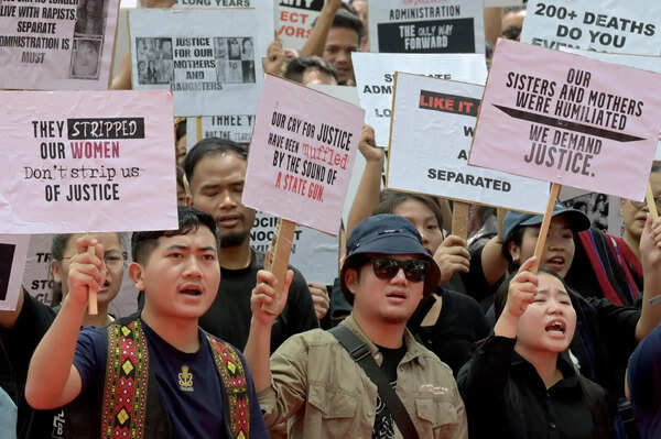 ‘No justice, no peace’: Manipur tribal groups mark 3 years of ethnic violence in Delhi protest