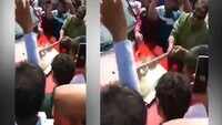 Shocking! Former MLA axes cake, mocks social distancing norms 