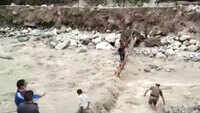 Himachal Pradesh: Cops rescue locals after flash floods 