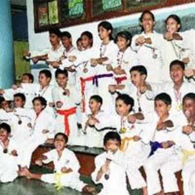 Thaneites shine at the first State Level Shotokan Karate Championship