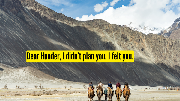I visited Hunder, only to realise how unplanned trips don’t need…