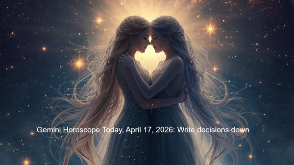Gemini Horoscope Today, April 17, 2026: Write decisions down