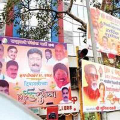 Hoardings mean electioneering