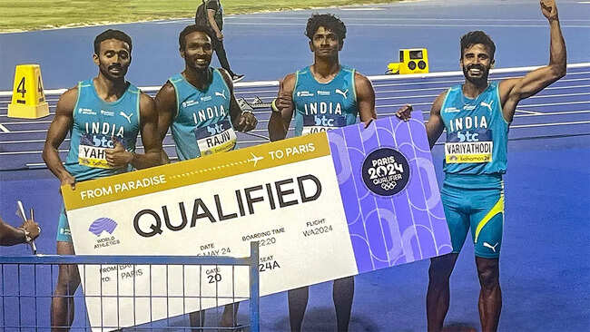 Injured Arokia helps men clinch 4x400m Paris berth, Indian women too make Olympic cut