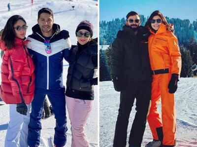 Photos: From Anushka Sharma and Virat Kohli to Kareena Kapoor Khan and Saif Ali Khan, a sneak peek into B-Town celebs' vacations