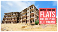 Rajiv Awas Yojana: Hundreds of JMC flats for the poor remain uninhabited in Jaipur 