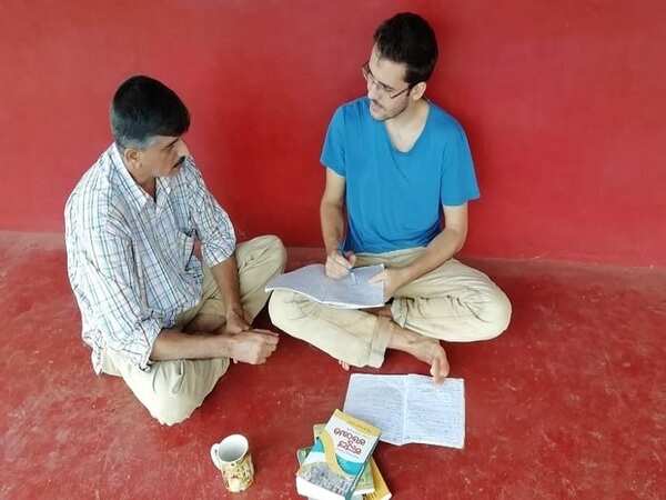 Lockdown helped French artist fine-tune Kannada speaking skill