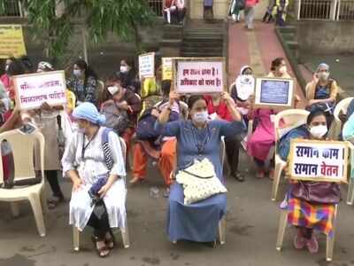 COVID 19: State-run hospital nurses warn of indefinite protest over pending demands; JJ Hospital nurses join them