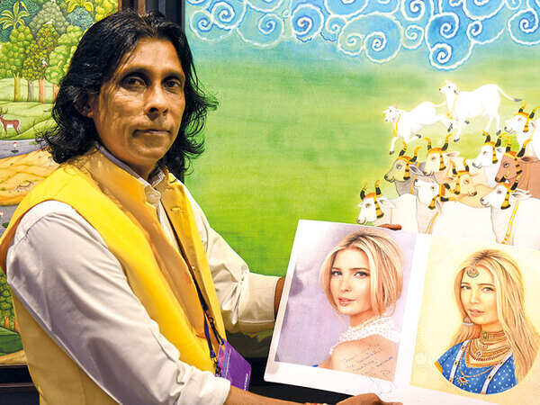 Ivanka got a Padmavati makeover, thanks to miniature artist Jai Prakash