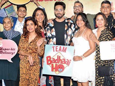 Badhaai Ho team celebrates success