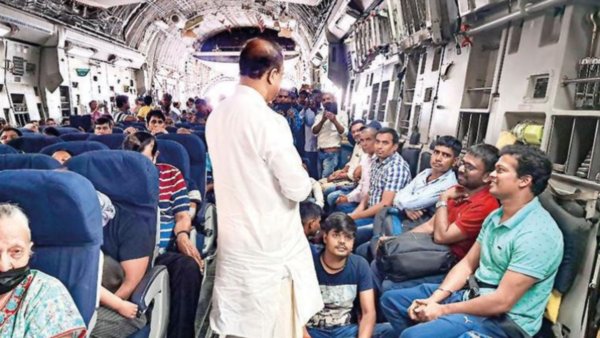 IAF plane touches down in Mumbai with 244 evacuees from Sudan
