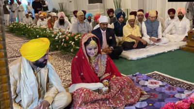 Bhagwant Mann's Wedding Live Updates: Punjab CM ties knot with Gurpreet Kaur
