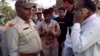 MP police stop party supporters for triple riding, Congress MLA threatens officer 