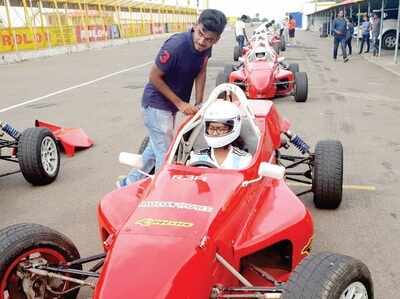 Two Bengaluru girls get ready to burn rubber