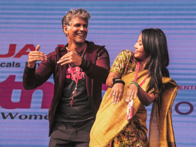 Watch: Milind Soman performs Bihu dance with wife Ankita Konwar