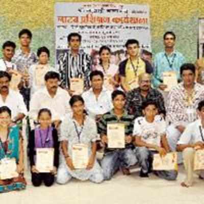 Gadkari witnesses another talent hunt drama workshop