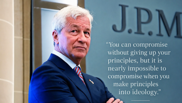 Quote of the day by JP Morgan CEO Jamie Dimon: "You can compromise without violating your principles, but it is nearly impossible to..."