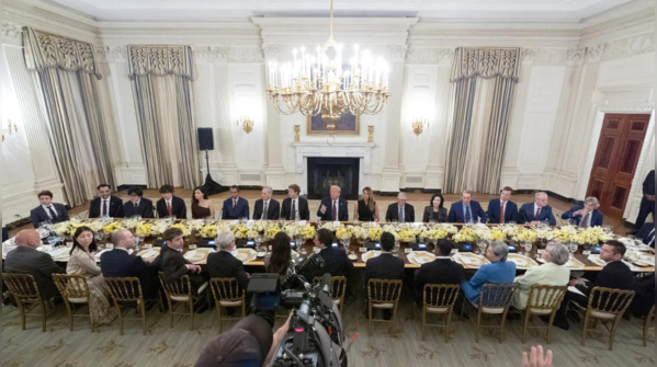 Trump holds a dinner for tech giants