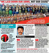&lsquo;No surrender&rsquo;: Top Maoist Rupesh claims govt agreed to 3 key demands