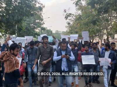 Hyderabad protestors on JNU attacks: Don’t convert varsities into detention centres