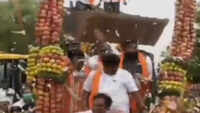 Karnataka health minister flouts social distancing norms 