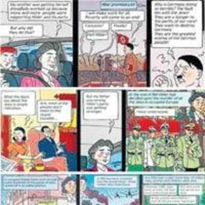 Comics to educate German children about Holocaust