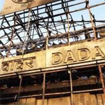 Neon signage of Dadar Station gutted in fire