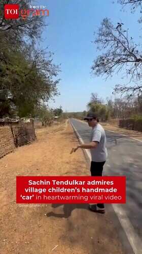 Sachin Tendulkar Applauds Village Kids&rsquo; Creativity