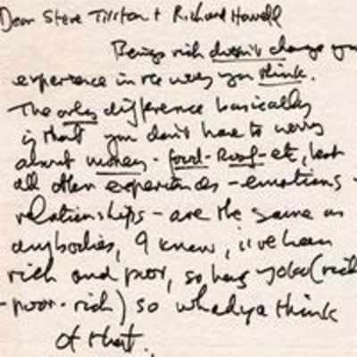 Lennon's letters sold for $500K