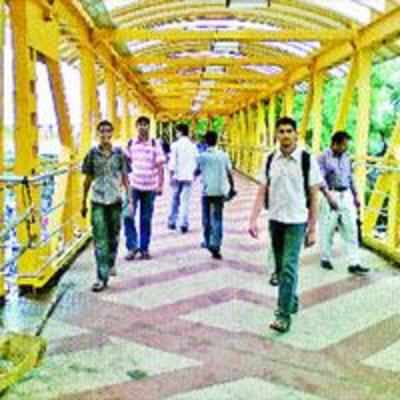 Kalyan skywalk third most heavily used: MMRDA