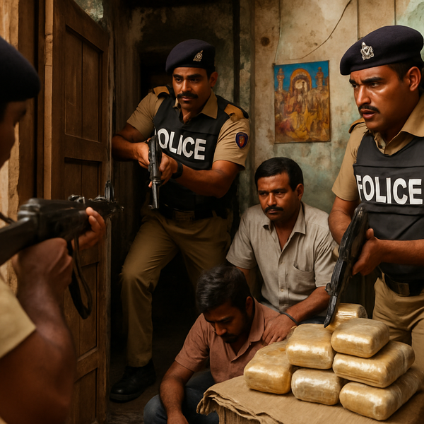 3 arrested for selling drugs in Pandavapura