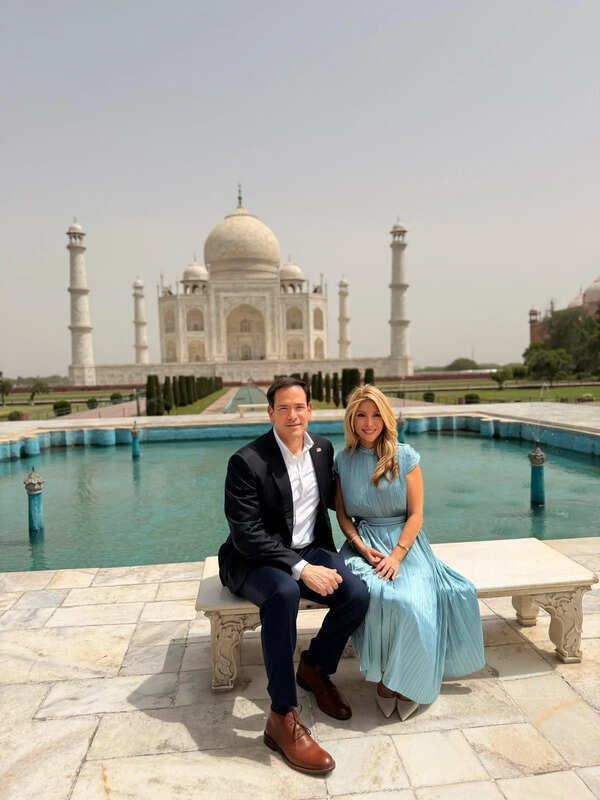 ‘One of love treasures of the world’: Rubio at Taj