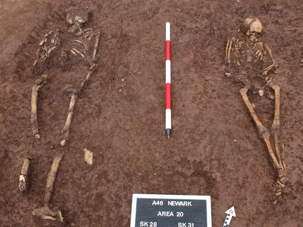 Workers expanding a highway suddenly uncovered graves, a Roman well, and an anglo-saxon house hidden for 8000 years