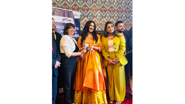 Rituparna Sengupta receives Women Empowerment Award at UK’s House of Commons
