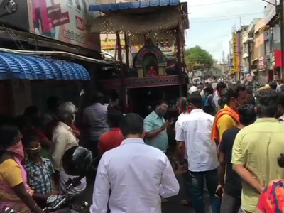 Coimbatore: Unidentified miscreants burn tyres outside four temples, sparks tension in the city