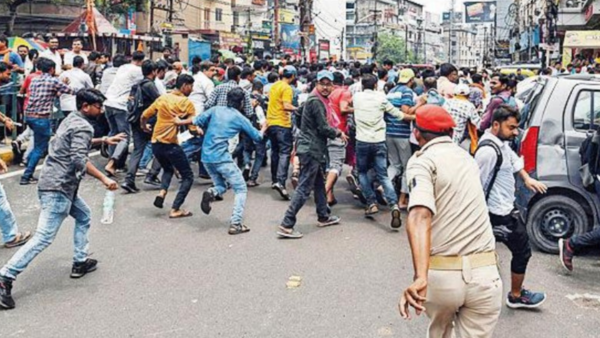 Violent protest hits Patna over teaching jobs for ‘outsiders’