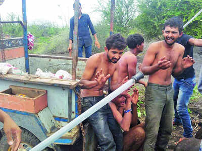 Dalits protest over crime against community members, detained