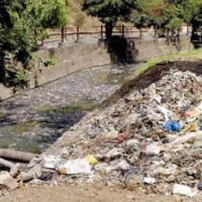 Kopar residents unhappy with nullah cleaning work