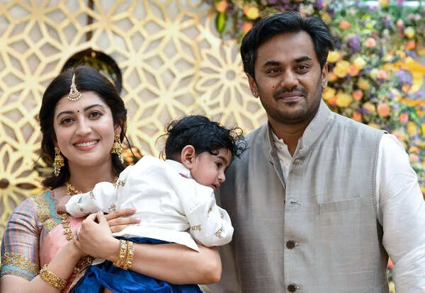A star-studded gathering at Pranitha's son naming ceremony