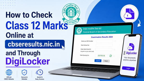 CBSE 12th Result 2026 Live Updates: Marksheets expected shortly at cbseresults.nic.in as DigiLocker, UMANG display ‘Class XII Results coming soon!’ banner; how to download Class 12 scores online