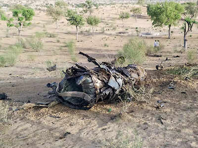 IAF MiG-21 crashes in Barmer, pilot ejects safely