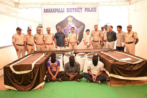 3 arrested with 194 kg cannabis in Anakapalle district