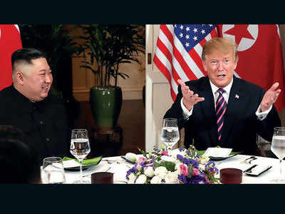 Trump and Kim kick off second meet with ‘very good dialogue’