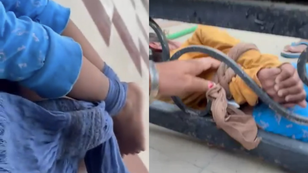 Parents in Portugal, 5-year-old tied to iron gate by grandmother cop; police dept acts