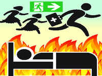 7 rescued after fire breaks out in west Delhi hospital 